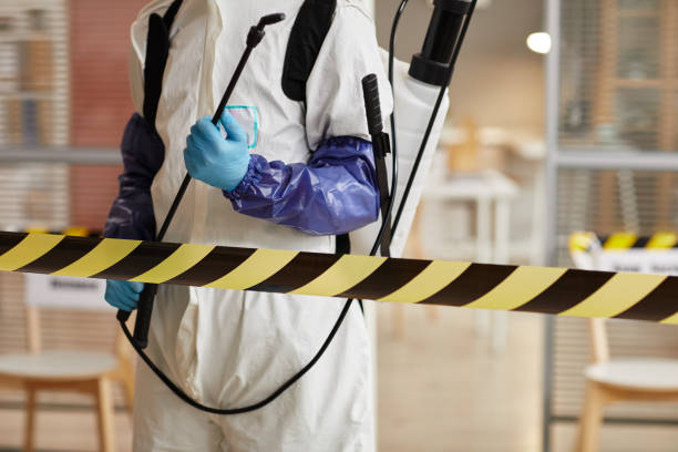 Professional Biohazard Cleanup technician working in Ferndale, WA